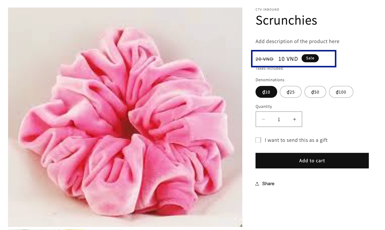 This process allows you to have specific sales